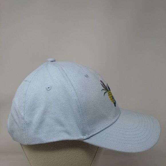 Stitch Pineapple Snapback Hat Blue OSFM Embroidered Adjustable Disney - Picture 4 of 8